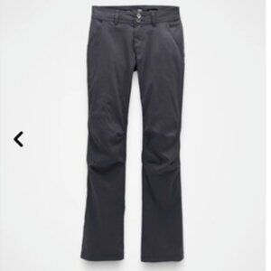 PRANA Halle Convertible Coal Grey/Gray Roll-up Pants 2 SHORT